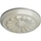 Ekena Millwork Olivia Ceiling Medallion (Fits Canopies up to 2 1/8"), Hand-Painted Flash Blue, 7 7/8"OD x 1 1/8"P CM07OLFBS - alternate 3